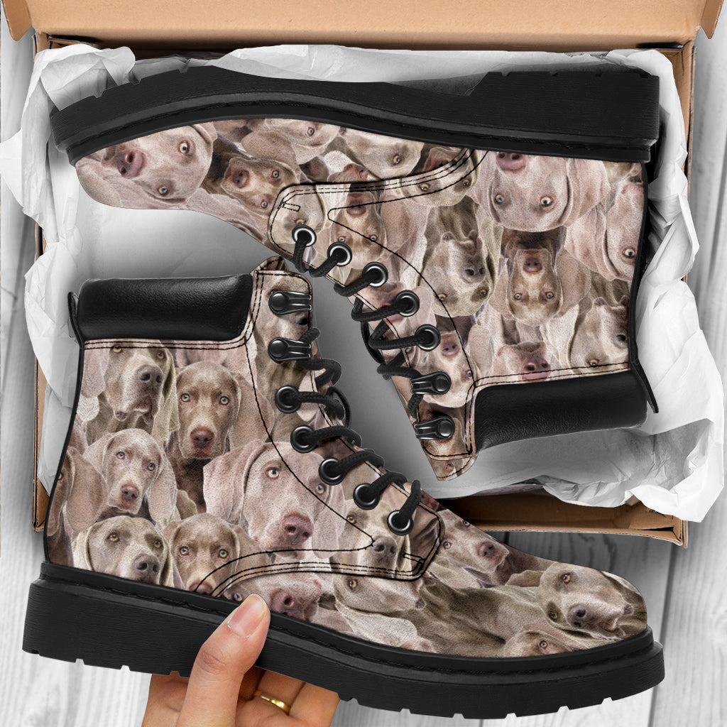 Weimaraner Full Face All-Season Boots