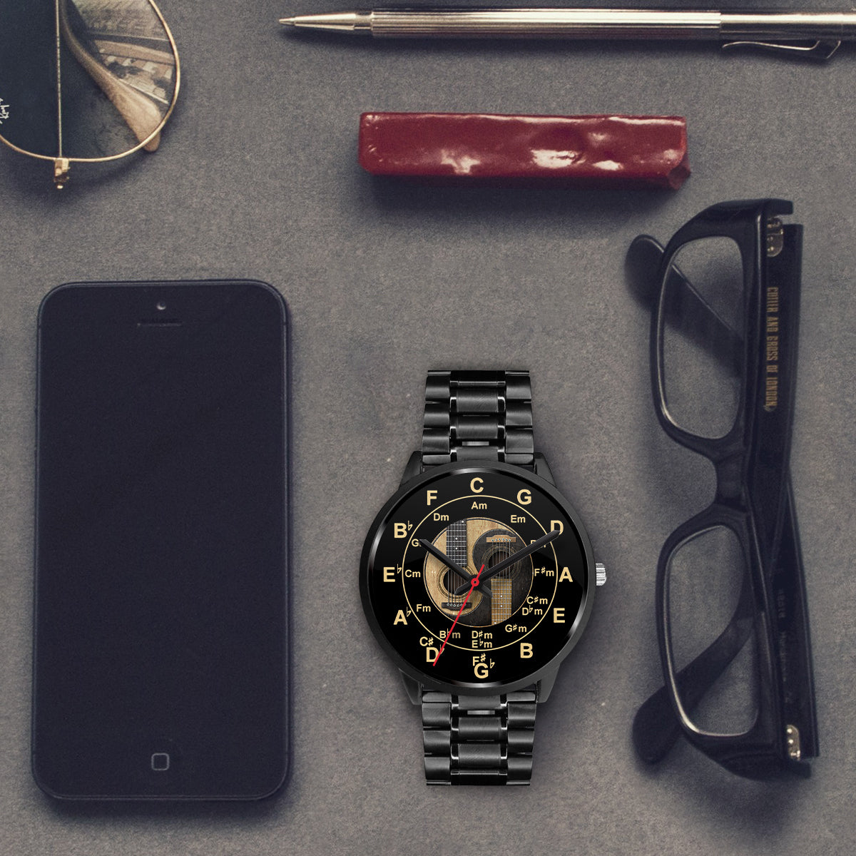 Guitar Yin Yang Black Watch