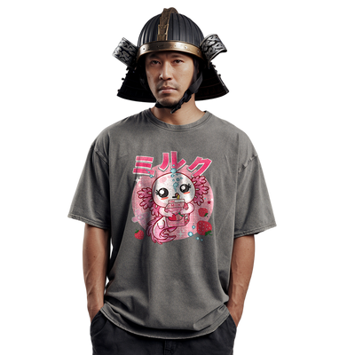 Cute Kawaii Fish T-Shirt - Strawberry Milk Design