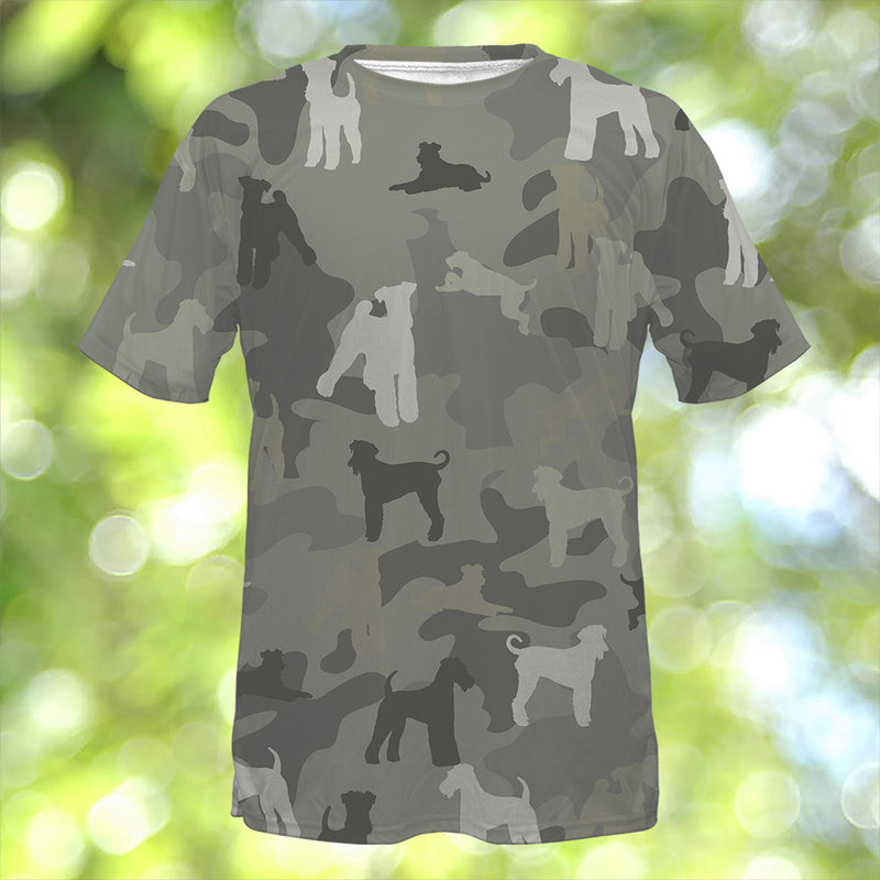 Airedale Terrier Camo T-Shirt
