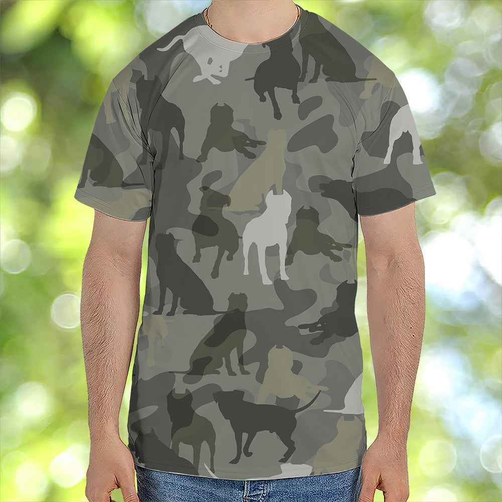 American Pit Bull Terrier Camo T-Shirt