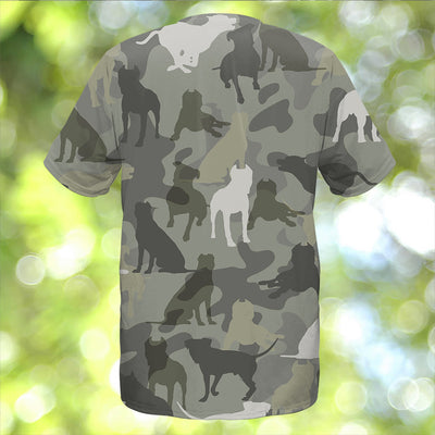 American Pit Bull Terrier Camo T-Shirt