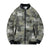 American English Coonhound Camo Puffer Bomber Jacket