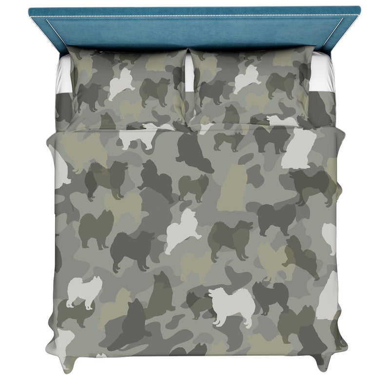 American Eskimo Dog Camo