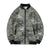 American Hairless Terrier Camo Puffer Bomber Jacket