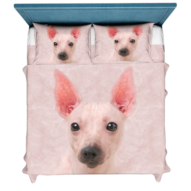 American Hairless Terrier Bedding Set - Soft And Cozy Dog Lovers Gift