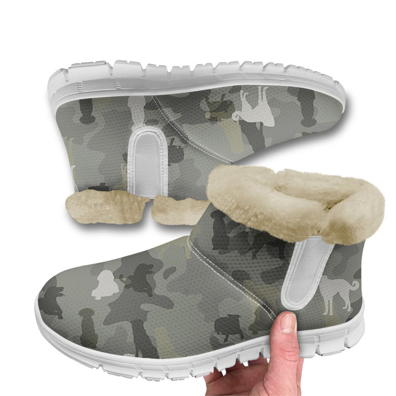 Anatolian Shepherd Camo Snow Boots - Perfect For Winter