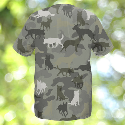 Australian Cattle Dog Camo T-Shirt