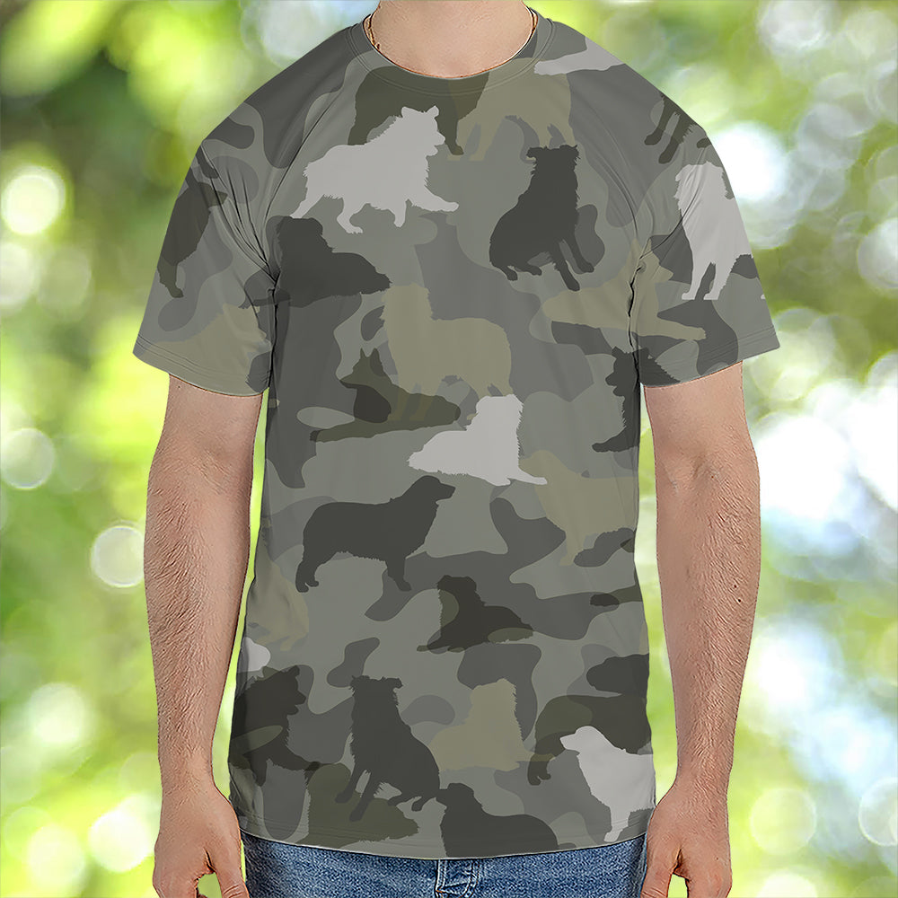 Australian Shepherd Camo T-Shirt