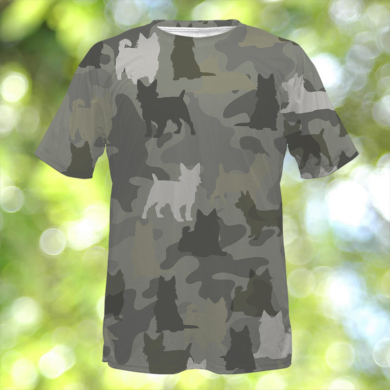 Australian Terrier Camo T-Shirt