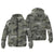 Azawakh Camouflage Windbreaker - Camo Dog Print Hooded Jacket