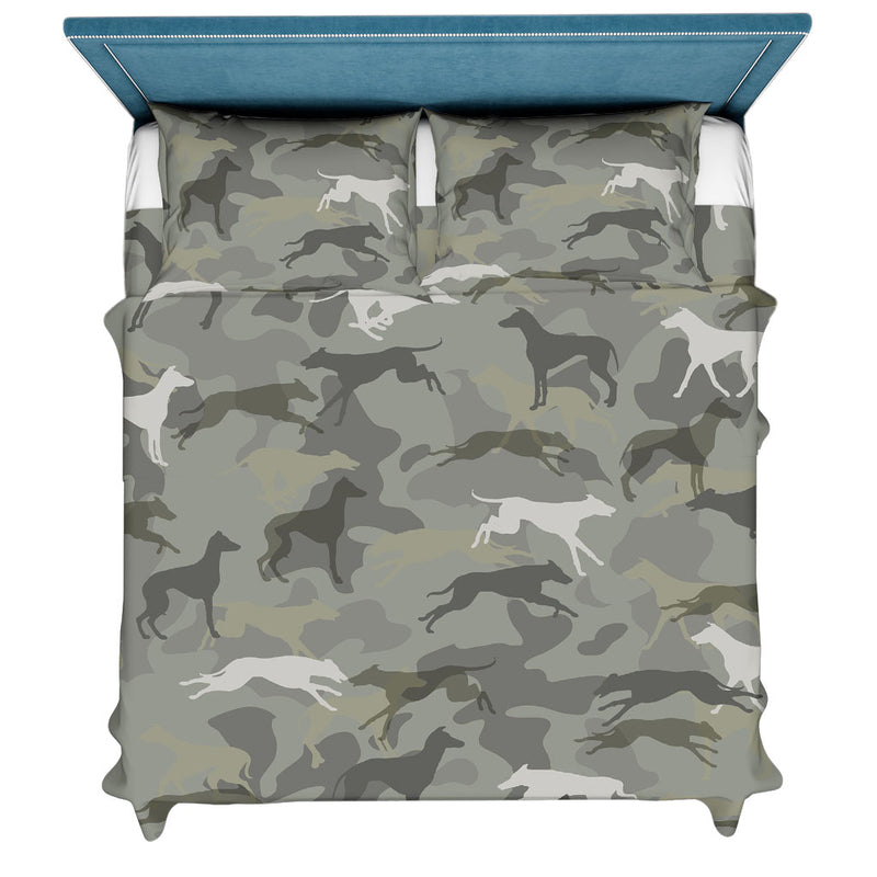 Azawakh Camo Bedding Set - Camouflage Dog Bedding Set