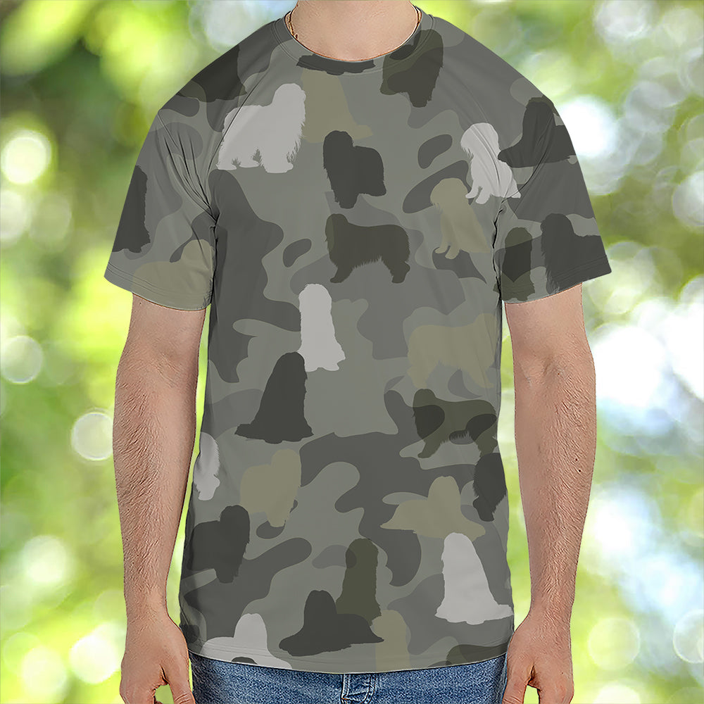 Bearded Collie Camo T-Shirt