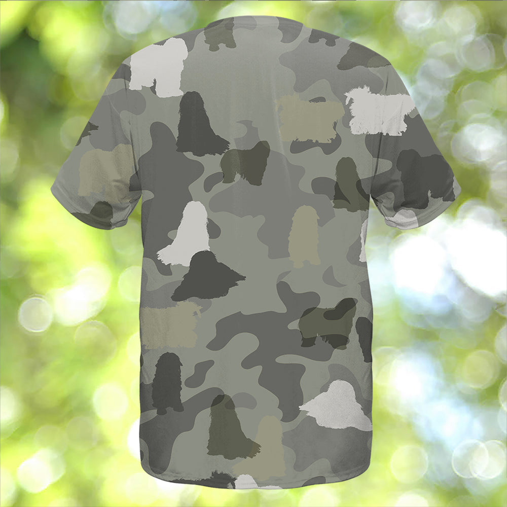 Bergamasco Shepherd Camo T-Shirt