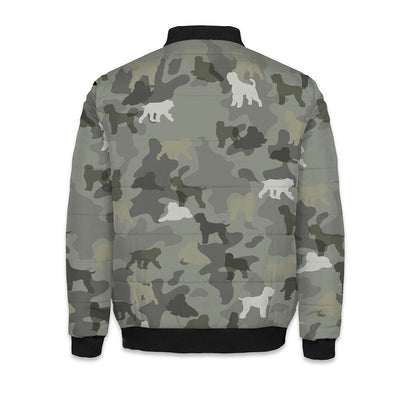 Black Russian Terrier Camo Front