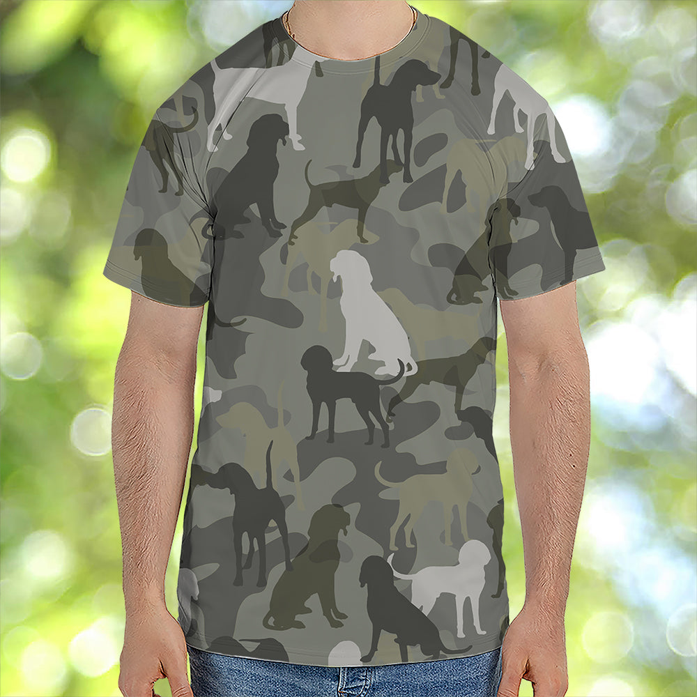 Black and Tan Coonhound Camo T-Shirt