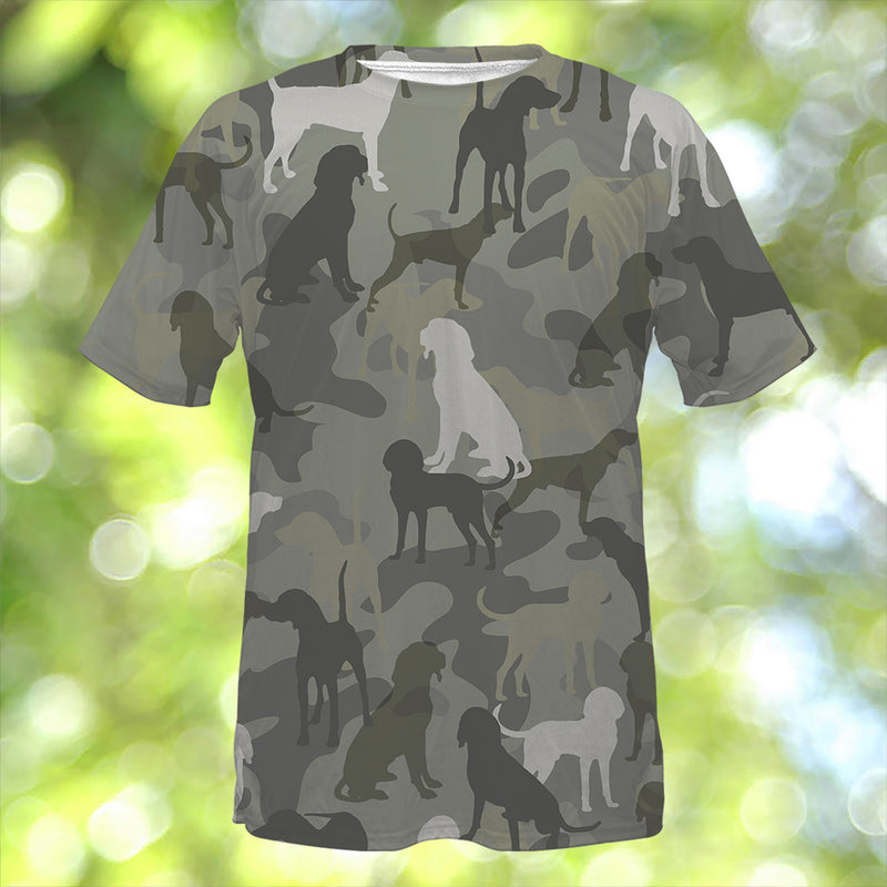 Black and Tan Coonhound Camo T-Shirt