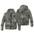 Bracco Italiano Camouflage Windbreaker - Camo Dog Print Hooded Jacket