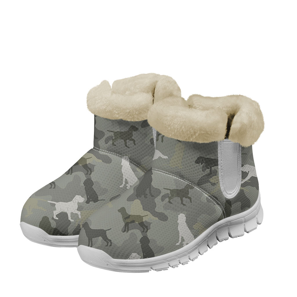 Bracco Italiano Camo Snow Boots - Perfect For Winter