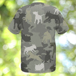 Bull Terrier Camo T-Shirt