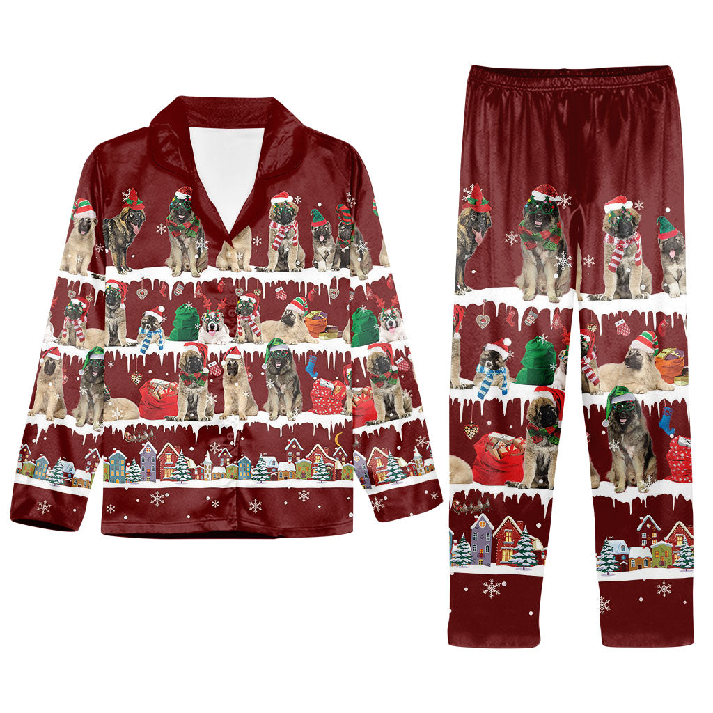 Matching Family Christmas Pajamas Set For Caucasian Shepherd Dog Dog Lover