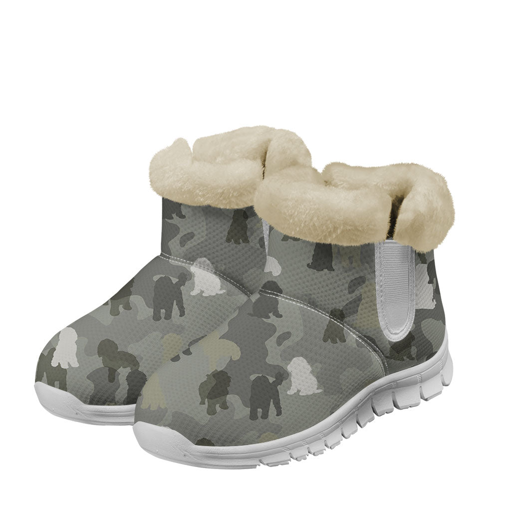 Cavoodle Camo Snow Boots - Perfect For Winter