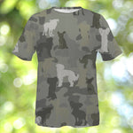 Chinese Crested Dog Camo T-Shirt