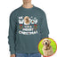 Christmas Dog Photo Shirt - We Woof You a Merry Christmas Design