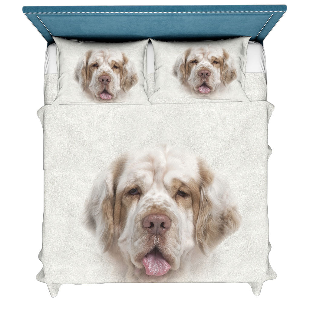 Clumber Spaniel Bedding Set - Soft And Cozy Dog Lovers Gift