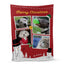 Create Your Own Personalized Dog Photo Christmas Blanket