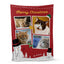 Create Your Own Personalized Dog Photo Christmas Blanket