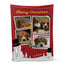 Create Your Own Personalized Dog Photo Christmas Blanket