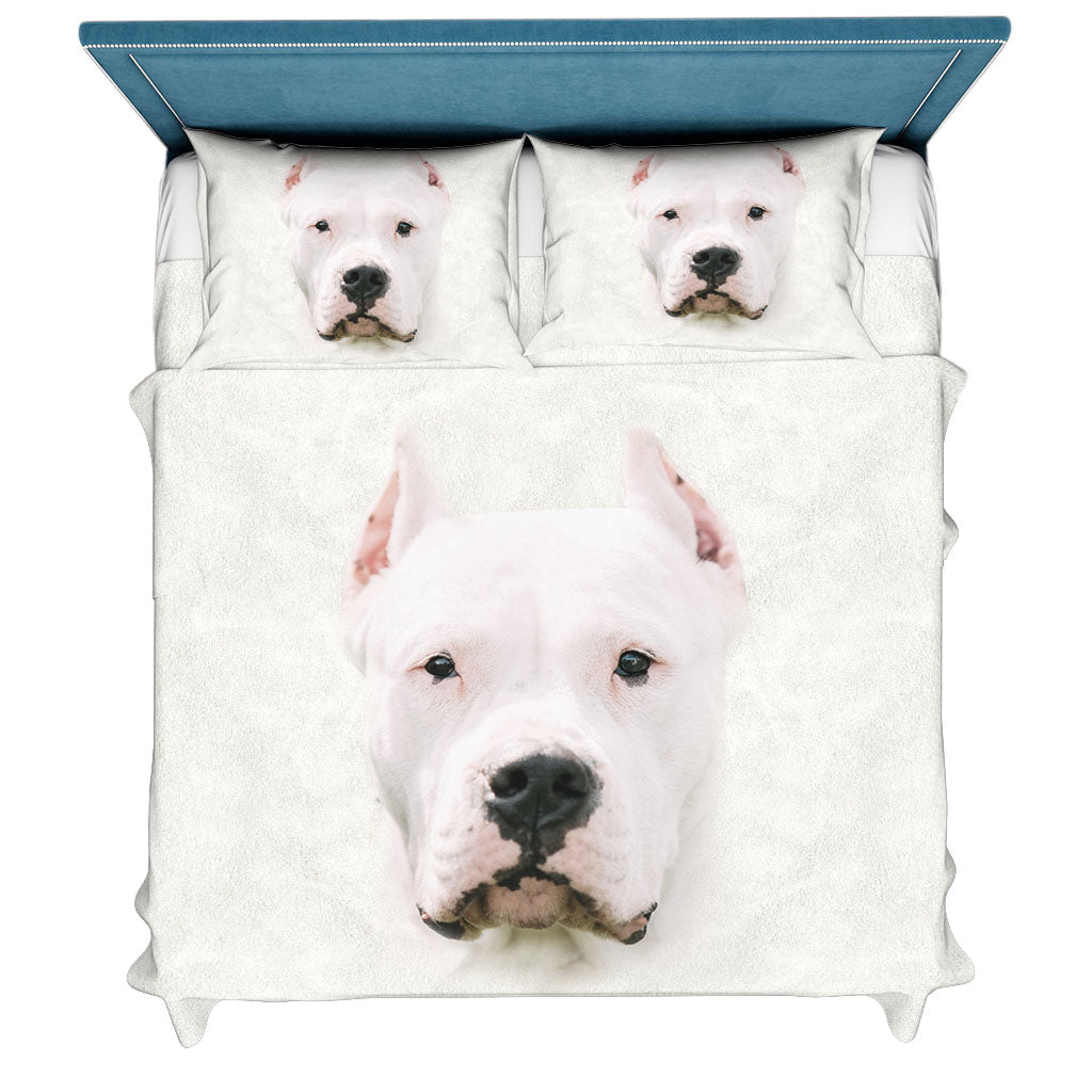 Dogo Argentino Bedding Set - Soft And Cozy Dog Lovers Gift