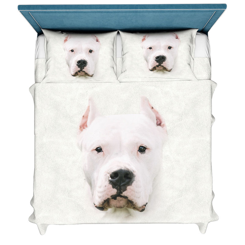 Dogo Argentino Bedding Set - Soft And Cozy Dog Lovers Gift