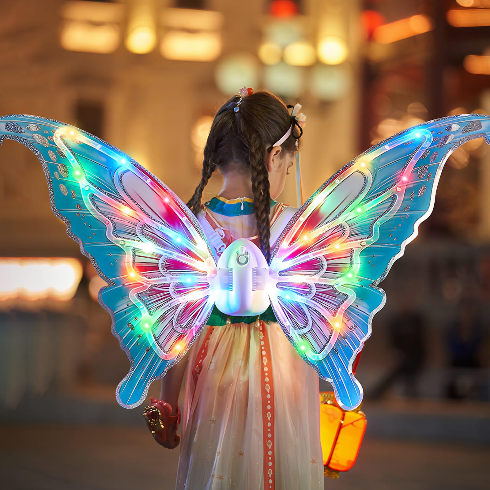 Enchanting LED Butterfly Wings | Light-Up Fairy Costume Accessory