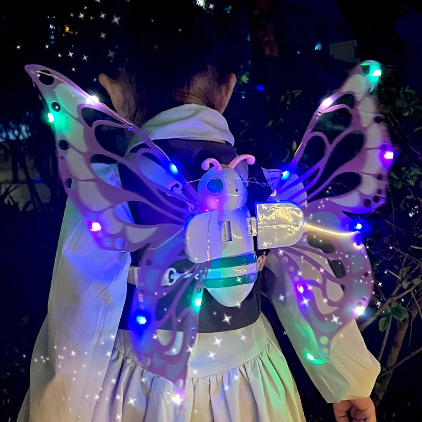 Enchanting LED Butterfly Wings | Light-Up Fairy Costume Accessory