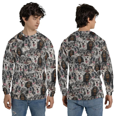 English Setter - Full Face - Premium Sweater