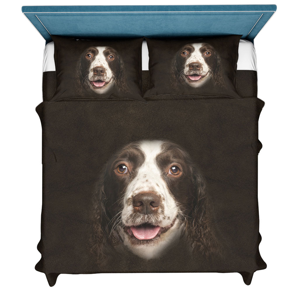 French Spaniel Bedding Set - Soft And Cozy Dog Lovers Gift