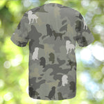 German Longhaired Pointer Camo T-Shirt
