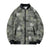 German Longhaired Pointer Camo Puffer Bomber Jacket