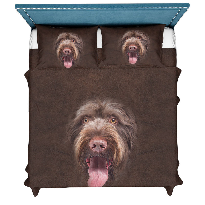 German Wirehaired Pointer Bedding Set - Soft And Cozy Dog Lovers Gift