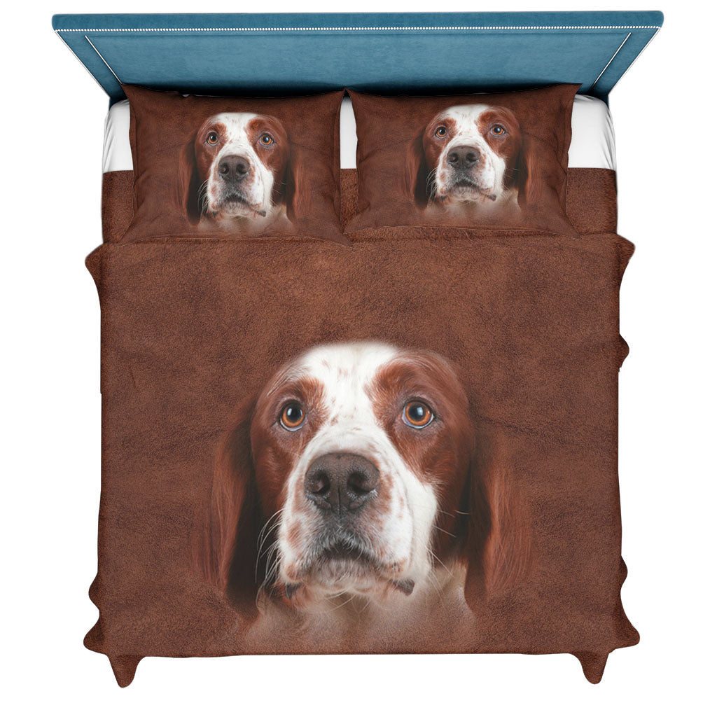 Irish Red and White Setter Face Hair Sweater Sweater