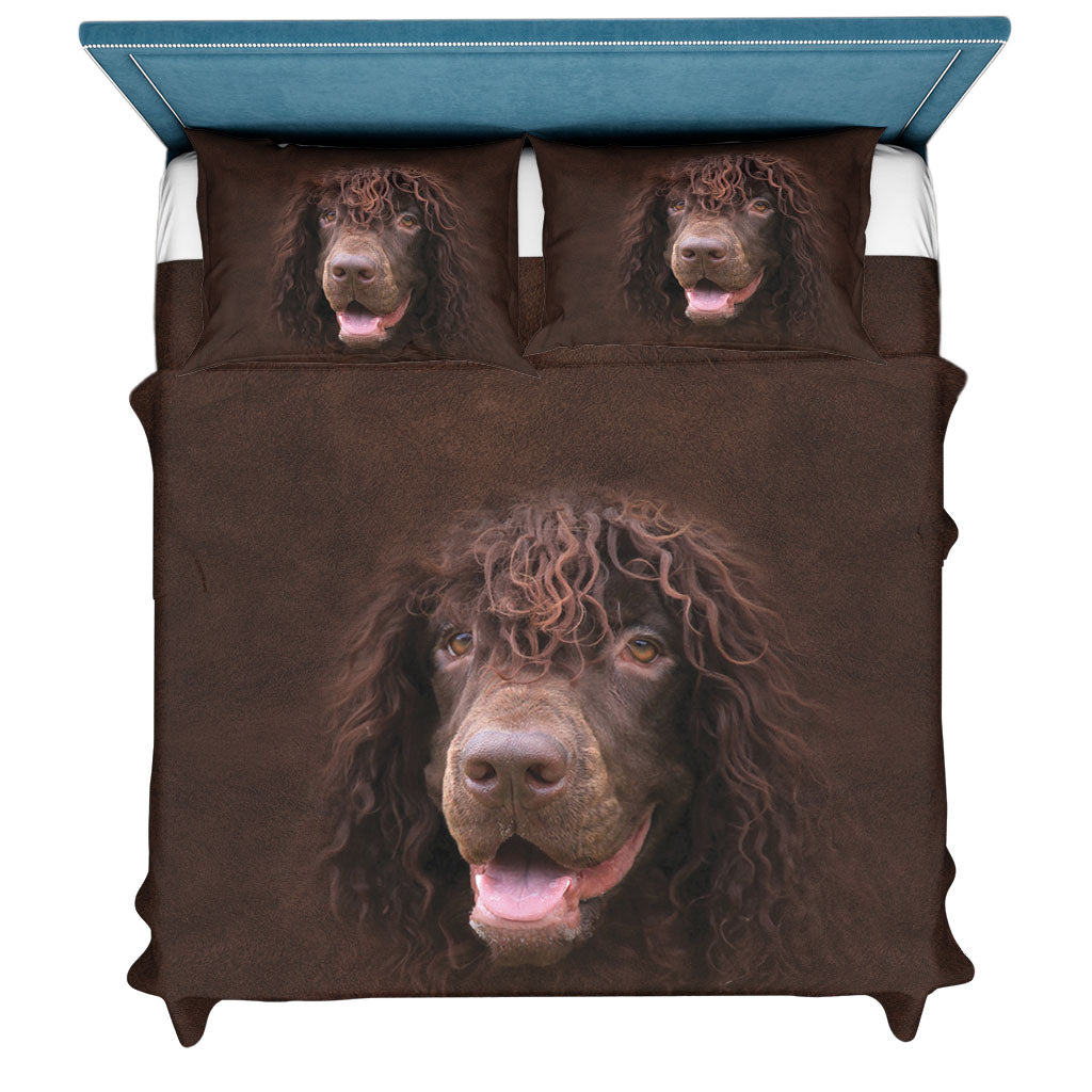 Irish Water Spaniel Bedding Set - Soft And Cozy Dog Lovers Gift