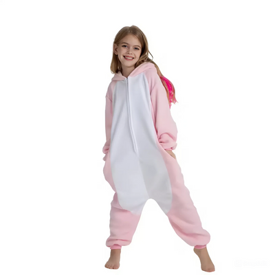 Kids' Axolotl Onesie Kigurumi | Cartoon Animal Pajama & Cosplay