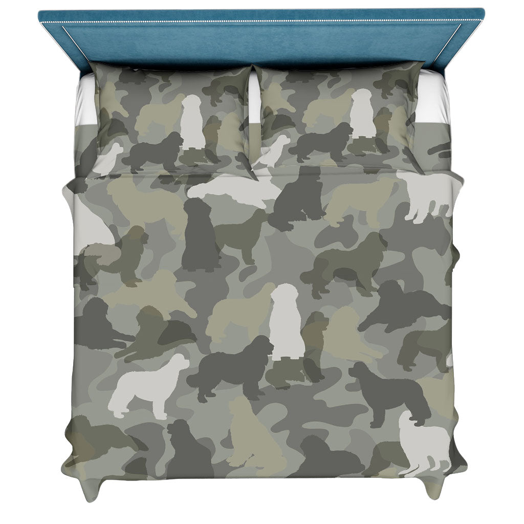 Landseer Camo Bedding Set - Camouflage Dog Bedding Set