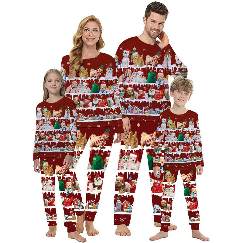 Family Christmas Pajamas Set - Maltipoo Dog Pajamas For Adult/Kid