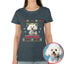 Merry Christmas Dog Photo Shirt - We Woof You Holiday Pet Gift - mau 2