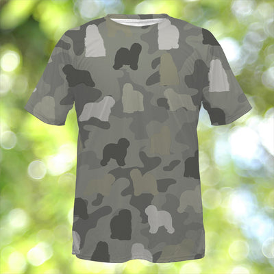 Old English Sheepdog Camo T-Shirt