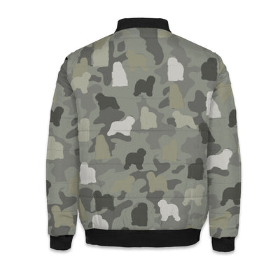 Old English Sheepdog Camo Front