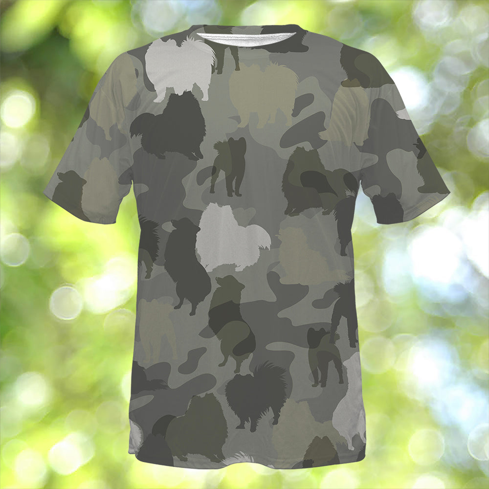 Pomeranian Camo T-Shirt